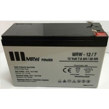 Mervesan 7 Ah / 12V Kurşun / Asit Kuru Tip Akü Mrw-12/7