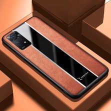 Xiaomi Redmi Note 11 Pro 5g Kılıf Zebana Premium Deri Kılıf Kahverengi