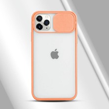 Zebana Apple iPhone 11 Pro Kılıf Kamera Lens Korumalı Kılıf Rose Gold