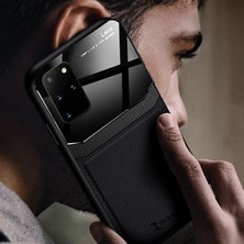 Zebana Samsung Galaxy S20 Fe Kılıf Zebana Lens Deri Kılıf Siyah