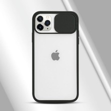 Zebana Apple iPhone 11 Pro Max Kılıf Kamera Lens Korumalı Kılıf Siyah