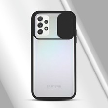 Zebana Samsung Galaxy A72 5g Kılıf Kamera Lens Korumalı Kılıf Siyah