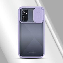 Samsung Galaxy M52 Kılıf Kamera Lens Korumalı Kılıf Lila