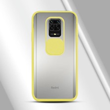 Zebana Xiaomi Redmi Note 9s Kılıf Kamera Lens Korumalı Kılıf Sarı