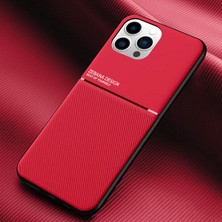Apple iPhone 13 Pro Max Kılıf Zebana Design Silikon Kılıf Kırmızı