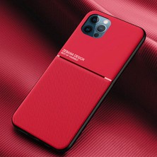 Zebana Apple iPhone 12 Pro Max Kılıf Zebana Design Silikon Kılıf Kırmızı