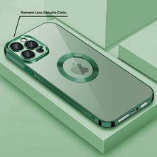 Apple iPhone 13 Pro Kılıf Zebana Glint Silikon Kılıf Yeşil