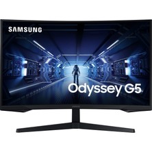 Samsung LC32G55TQBUXUF Odyssey G5 32" QHD 2K 1ms 144Hz Freesync HDR10 1000R Kavisli VA Gaming Monitör