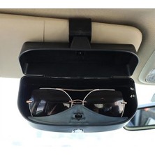 Coofbe Araç Içi Güneş Gözlüğü Kutusu, Güneşliğe Takılan Gözlük Tutucu, Gözlük, Kartvizit Kutusu