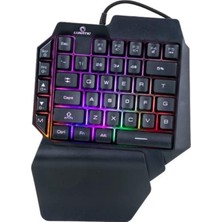 Lunatic Rgb KB-L24 Mekanik Hisli Mini Pubg Gaming Klavye