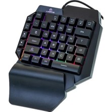 Lunatic Rgb KB-L24 Mekanik Hisli Mini Pubg Gaming Klavye