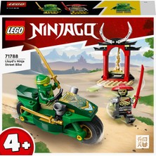 LEGO NINJAGO® Lloyd’un Ninja Sokak Motosikleti 71788 - 4 Yaş ve Üzeri Çocuklar için Motosiklet İçeren Başlangıç Düzeyinde Yaratıcı Oyuncak Yapım Seti (64 Parça)