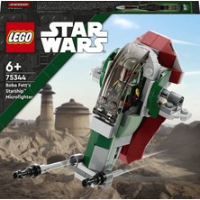 LEGO® Star Wars™ Boba Fett'in Starship™’i Mikro Savaşçı 75344 - 6 Yaş ve Üzeri Çocuklar Için Oyuncak Yapım Seti (85 Parça)