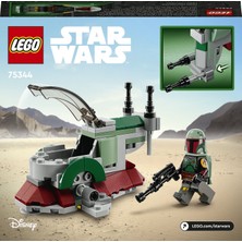 LEGO Star Wars™ Boba Fett'in Starship™’i Mikro Savaşçı 75344 - 6 Yaş ve Üzeri Çocuklar için Oyuncak Yapım Seti (85 Parça)