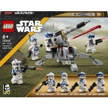 LEGO® Star Wars™ 501. Klon Trooperlar Paketi 75345 - 6 Yaş ve Üzeri Çocuklar için Oyuncak Yapım Seti (119 Parça)