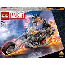 LEGO Marvel Ghost Rider Robotu ve Motosikleti 76245 - 7 Yaş ve Üzeri Çocuklar Için Minifigür ve Zincir Içeren Yaratıcı Oyuncak Yapım Seti (264 Parça)