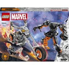 LEGO Marvel Ghost Rider Robotu ve Motosikleti 76245 - 7 Yaş ve Üzeri Çocuklar Için Minifigür ve Zincir Içeren Yaratıcı Oyuncak Yapım Seti (264 Parça)