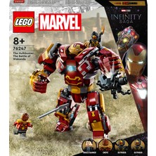 LEGO Marvel Hulkbuster: Wakanda Savaşı 76247 - 8 Yaş ve Üzeri Çocuklar Için Robot ve Minifigürler Içeren Yaratıcı Oyuncak Yapım Seti (385 Parça)