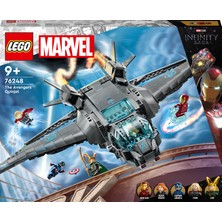 LEGO Marvel Avengers Quinjeti 76248 - 9 Yaş ve Üzeri Çocuklar Için Avengers Uçağı ve Minifigürler Içeren Yaratıcı Oyuncak Yapım Seti (795 Parça)