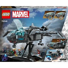 LEGO Marvel Avengers Quinjeti 76248 - 9 Yaş ve Üzeri Çocuklar Için Avengers Uçağı ve Minifigürler Içeren Yaratıcı Oyuncak Yapım Seti (795 Parça)