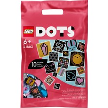 LEGO® Dots Ekstra Dots Seri 8 # Sim ve Işıltı 41803 - 6 Yaş ve Üzeri Çocuklar Için Ekstra Yaratıcı Kendin Yap Süsleme Seti (115 Parça)