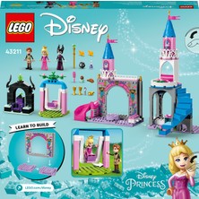 LEGO® | Disney Aurora'nın Şatosu 43211 - 4 Yaş ve Üzeri Prenses Hayranları için Uyuyan Güzel'i İçeren Yaratıcı Oyuncak Yapım Seti (187 Parça)