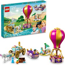 LEGO | Disney Prensesin Büyülü Yolculuğu 43216 - 6 Yaş ve Üzeri Çocuk Çocuklar İçin Rapunzel, Yasemin ve Sindirella Minifigürü İçeren Eğlenceli Oyunlar Sunan Yaratıcı Oyuncak Yapım Seti (320 Parça)