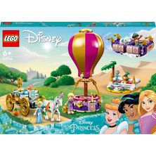 LEGO | Disney Prensesin Büyülü Yolculuğu 43216 - 6 Yaş ve Üzeri Çocuk Çocuklar İçin Rapunzel, Yasemin ve Sindirella Minifigürü İçeren Eğlenceli Oyunlar Sunan Yaratıcı Oyuncak Yapım Seti (320 Parça)