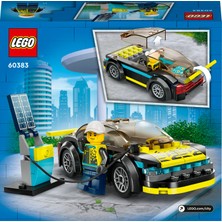 LEGO City Elektrikli Spor Araba 60383 - 5 Yaş ve Üzeri Çocuklar Için Oyuncak Şarj Istasyonu ve Sürücü Minifigürü Içeren Oyuncak Yapım Seti (95 Parça)