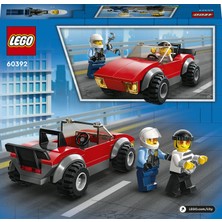 LEGO City Polis Motosikleti Araba Takibi 60392 - Yaratıcı Oyunları Seven 5 Yaş ve Üzeri Çocuklar Için Oyuncak Yapım Seti (59 Parça)