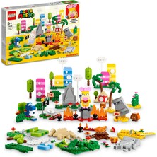 LEGO® Super Mario# Yaratıcılık Araç Kutusu Yapım Seti 71418 - 6 Yaş ve Üzeri Çocuklar Için Koleksiyonluk Yaratıcı Oyuncak Yapım Seti (588 Parça)