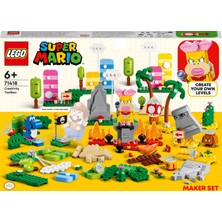 LEGO® Super Mario# Yaratıcılık Araç Kutusu Yapım Seti 71418 - 6 Yaş ve Üzeri Çocuklar Için Koleksiyonluk Yaratıcı Oyuncak Yapım Seti (588 Parça)