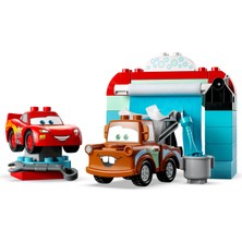 LEGO Duplo | Disney ve Pixar Arabalar Şimşek Mcqueen ve Mater'in Oto Yıkama Eğlencesi 10996 - 2 Yaş ve Üzeri Için Yaratıcı Oyuncak Yapım Seti (29 Parça)