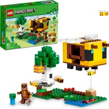 LEGO Minecraft Arı Evi 21241 - 8 Yaş ve Üzeri Çocuklar Için Arı Çiftliği ve Arı Kovanı Içeren Oyuncak Yapım Seti (254 Parça)