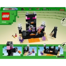 LEGO® Minecraft End Arenası 21242 - 8 Yaş ve Üzeri Çocuklar Için Ender Ejderhalı Oyuncak Yapım Seti (252 Parça)