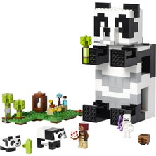 LEGO® Minecraft Panda Barınağı 21245 - 8 Yaş ve Üzeri Çocuklar Için Panda Gibi Görünen ve Hareket Eden Oyuncak Yapım Seti (553 Parça)