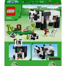 LEGO® Minecraft Panda Barınağı 21245 - 8 Yaş ve Üzeri Çocuklar Için Panda Gibi Görünen ve Hareket Eden Oyuncak Yapım Seti (553 Parça)