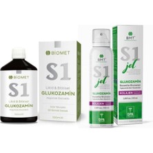 Biomet S1 Likit Glukozamin 500 Ml & S1 Masaj Jeli 100 Ml - 2'Li Set