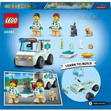 LEGO® City Veteriner Kurtarma Aracı 60382 - 4 Yaş ve Üzeri Çocuklar Için Evcil Hayvanlı Oyuncak Yapım Seti (58 Parça)