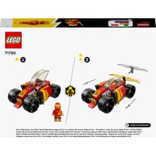LEGO® Nınjago Kai’nin Ninja Yarış Arabası Evo 71780 - 6 Yaş ve Üzeri Çocuklar Için Araba ve Kai Minifigürü Içeren Yaratıcı Oyuncak Yapım Seti (94 Parça)