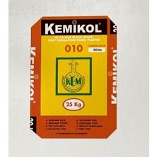 KEM Kemikol Isı Yalıtım Plaka Sıvası (İç/Dış) Elyaf Donatılı Beyaz
