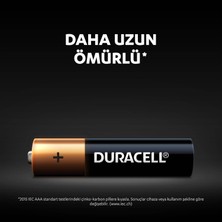 Duracell Alkalin Ince Kalem Pil 6'lı Aaa