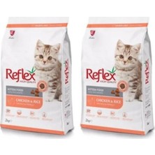Reflex Tavuklu ve Pirinçli Yavru Kedi Maması 2 kg x 2 Paket