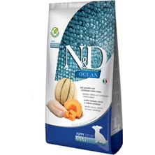 N&D Ocean Morina Balıklı, Balkabaklı ve Kavunlu Küçük Irk Yavru Köpek Maması 2,5 kg