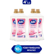 Abc Beyaz Inci Yüzey Temizleyici 2500 ml x 4