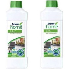 Amway L.o.c. Çok Amaçlı Yüzey Temizleyici 1  lt 2 Adet