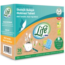 Life By Fakir Ekolojik Vegan Bulaşık Makinesi Deterjanı Tableti 30'lu