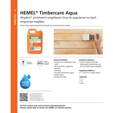 Hemel Tımbercare Aqua Fırça Emprenye Şeffaf 5 Lt