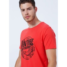 The Crow Bisiklet Yaka Hardal Unisex T-Shirt Wintage Fisherman