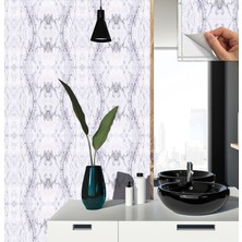 Tink Kendinden Yapışkanlı Kesilebilir Mermer 013 Desenli Pvc Karo 30X30 cm (56 Adet) 5m2